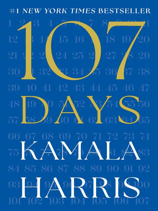 Title details for 107 Days by Kamala Harris - Wait list